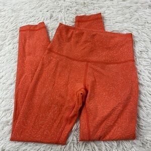 Lululemon Wunder Train High-Rise Tight 25" Crunch Warm Coral